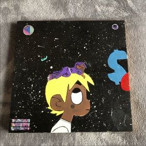 A custom lil uzi painting